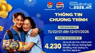  Trao tặng hơn 4.200 vé xe cho sinh viên và người lao động khó khăn