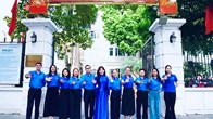  Đoàn thanh niên Bộ VHTTDL đồng diễn ca khúc chính thức của Đại hội đại biểu toàn quốc Đoàn TNCS Hồ Chí Minh lần thứ XIII