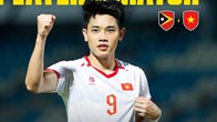 Đình Bắc hay nhất trận Việt Nam - Timor Leste 