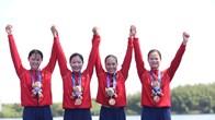 Rowing Việt Nam giành HCĐ thuyền bốn nữ một mái chèo tại ASIAD 2026