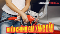 (Infographic) Điều chỉnh giá xăng dầu ngày 10.10: Giá xăng dầu trong nước tăng mạnh
