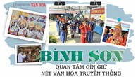 Bình Sơn quan tâm gìn giữ nét văn hóa truyền thống