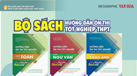 (Infographic) Bộ sách Hướng dẫn ôn thi tốt nghiệp Trung học phổ thông