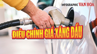 (Infographic) Giá xăng dầu tăng mạnh, dầu hỏa vọt hơn 7.000 đồng/lít