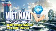 (Infographic) Việt Nam vào top 8 châu Á về môi trường thuận lợi cho đổi mới sáng tạo