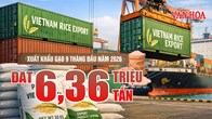Xuất khẩu gạo: Kim ngạch giảm nhanh hơn sản lượng