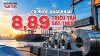 Giá xuất khẩu sắt thép tăng 6,46%, thu về 6,2 tỉ USD