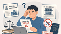 Phải làm gì khi bỗng dưng đứng tên doanh nghiệp, hộ kinh doanh?