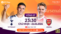 Link xem trực tiếp Tottenham vs Arsenal, 23h30 ngày 22.2, vòng 27 Ngoại hạng Anh