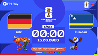 Link xem trực tiếp Đức vs Curacao, 0h00 ngày 15.6 - bảng E World Cup 2026