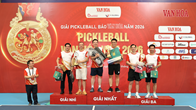 Diễn viên Minh Tiệp vô địch nội dung Lãnh đạo - Khách mời tại Giải Pickleball Báo Văn Hóa 2026