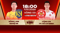 Link xem trực tiếp SLNA vs CA TP.HCM, 18h00 ngày 11.10 - vòng 3 V.League