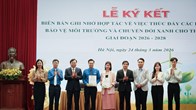 Quỹ Vì tương lai xanh cùng Đoàn Thanh niên Bộ Nông nghiệp và Môi trường chung tay thúc đẩy sáng kiến xanh