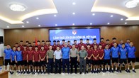 Chủ tịch LĐBĐ Việt Nam Trần Quốc Tuấn động viên U17 Việt Nam trước thềm giải Đông Nam Á 2026