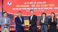 Bia Sài Gòn tiếp tục đồng hành cùng các đội tuyển bóng đá quốc gia Việt Nam giai đoạn 2026-2029