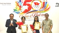 Trao giải cuộc thi vẽ tranh “Sắc màu Olympic Việt Nam - 50 năm tự hào & khát vọng”