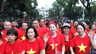 Người dân Thủ đô náo nức tham gia Lễ phát động toàn dân tập luyện thể thao vì một Việt Nam khoẻ mạnh