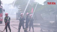 Thái Nguyên diễn tập xử lý tình huống cháy tại trung tâm thương mại