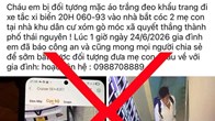 Bác thông tin bắt cóc hai mẹ con gây xôn xao ở Thái Nguyên