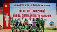 Gần 300 VĐV tham gia Hội thi thể thao phụ nữ tỉnh Lai Châu 2025