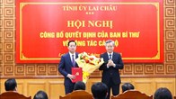 Ông Hà Quang Trung được điều động giữ chức Phó Bí thư Tỉnh ủy Lai Châu 