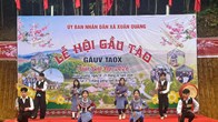 Vui hội Gầu Tào với đồng bào Mông vùng cao Xuân Quang