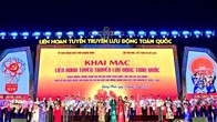 Âm vang Đại hội Đảng và bầu cử lan tỏa từ Liên hoan tuyên truyền