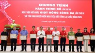 Lai Châu tôn vinh người hiến máu tiêu biểu và khởi động “Hành trình Đỏ” 2026