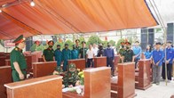 Lấy mẫu ADN, số hóa thông tin hài cốt liệt sĩ tại Nghĩa trang Liệt sĩ xã Mèo Vạc