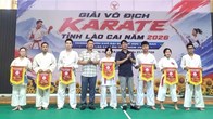 200 VĐV tham gia Giải vô địch Karate tỉnh Lào Cai 2026