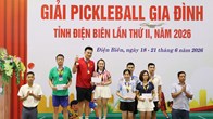 Bế mạc Giải Pickleball Gia đình tỉnh Điện Biên năm 2026