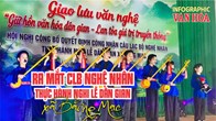 (Infographic) Ra mắt CLB Nghệ nhân thực hành nghi lễ dân gian xã Bằng Mạc