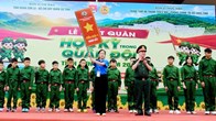 140 “chiến sĩ nhí” Sơn La tham gia rèn luyện trong môi trường quân đội