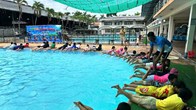  Thiếu nhi phường Mỹ Thới được phổ cập bơi cơ bản trong dịp hè