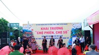 Phiên chợ số vùng cao Hồng Thái hút khách giữa mây ngàn