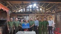 Công an Cao Bằng chung tay xây nhà cho hộ nghèo biên giới Đức Long