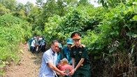 Lào Cai cất bốc 2 phần mộ liệt sĩ tại khu vực đồi Đá Vôi
