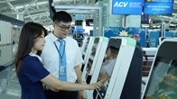 Thử nghiệm hệ thống làm thủ tục và gửi hành lý tự động tại sân bay Nội Bài