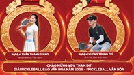 Vương Trọng Trí, Việt Hoa, Thân Thanh Giang sẽ góp mặt tại Giải Pickleball Báo Văn Hóa