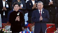 Tổng Bí thư Tô Lâm và phu nhân dự Lễ kỷ niệm 50 năm Quốc khánh Lào