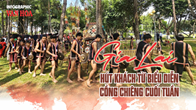 (Infographic) Gia Lai hút khách từ biểu diễn cồng chiêng cuối tuần   