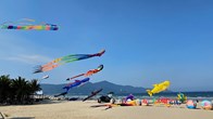 Biển Đà Nẵng rực rỡ sắc màu với hoạt động biểu diễn diều nghệ thuật
