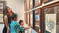 Khai mạc triển lãm “Nét đẹp di sản văn hóa Huế qua nghệ thuật ký họa” tại Đà Nẵng