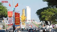 Phố phường Đà Nẵng rực rỡ cờ hoa chào mừng Đại hội XIV của Đảng