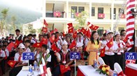Khánh thành trường nội trú liên cấp tại vùng biên Tây Giang