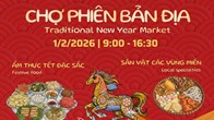 Đi chợ phiên bản địa Tân Thành, tìm vị Tết quê