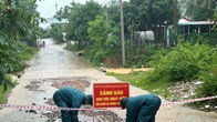 Mưa lớn, nhiều ngầm tràn bị ngập cục bộ