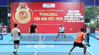 Kịch tính các trận chung kết hạng mục Phong trào tại Giải Pickleball Báo Văn Hóa năm 2026