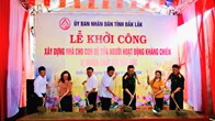 Đắk Lắk: Xây dựng, sửa chữa 44 căn nhà tặng con nạn nhân chất độc da cam