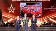 U22 Việt Nam và tiền đạo Đình Bắc được vinh danh tại Giải thưởng Cống hiến lần thứ 20